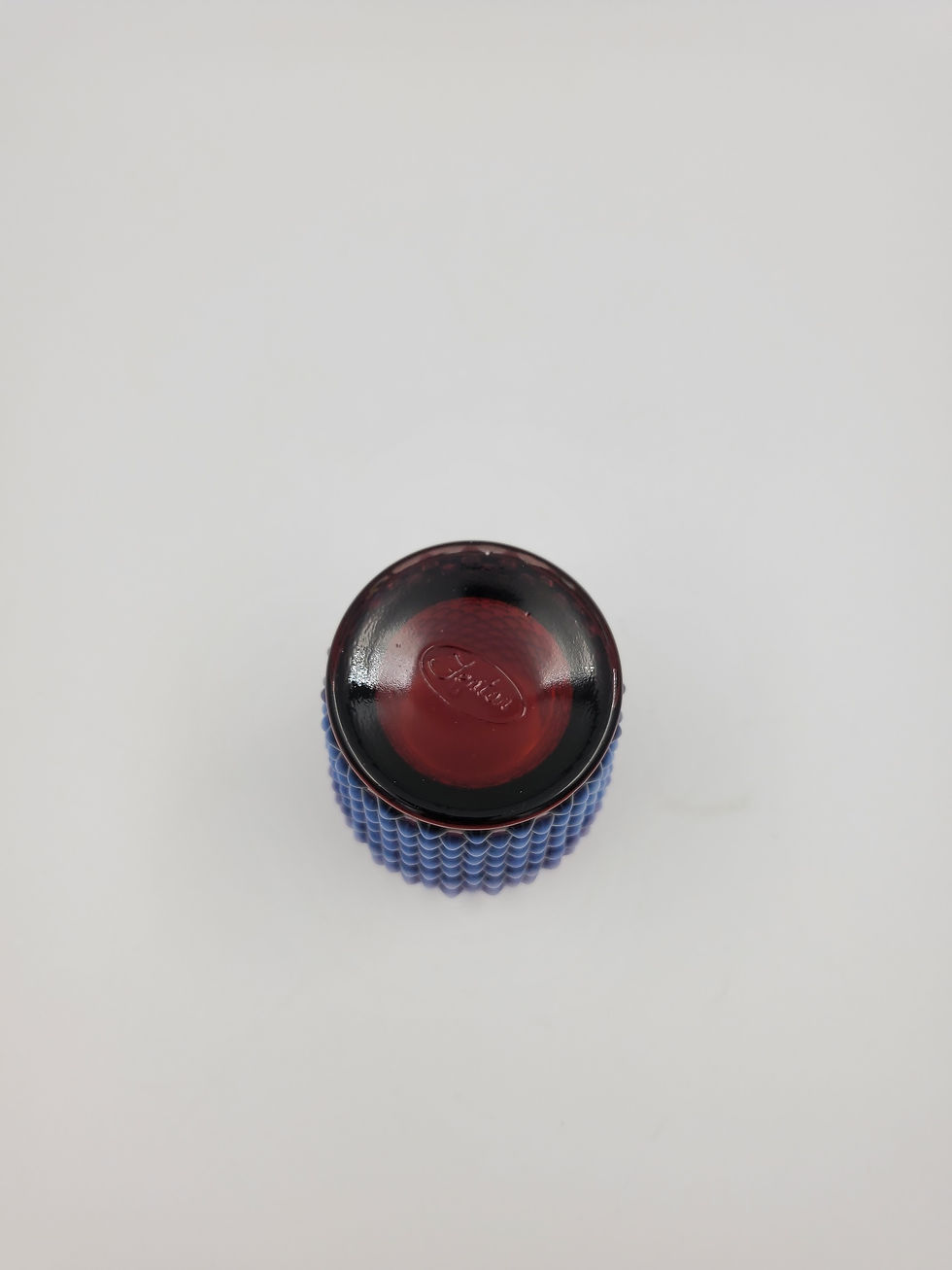 Thumbnail: Fenton Glass Hobnail Opalescent Plum Purple Tumbler Drinking Glass
