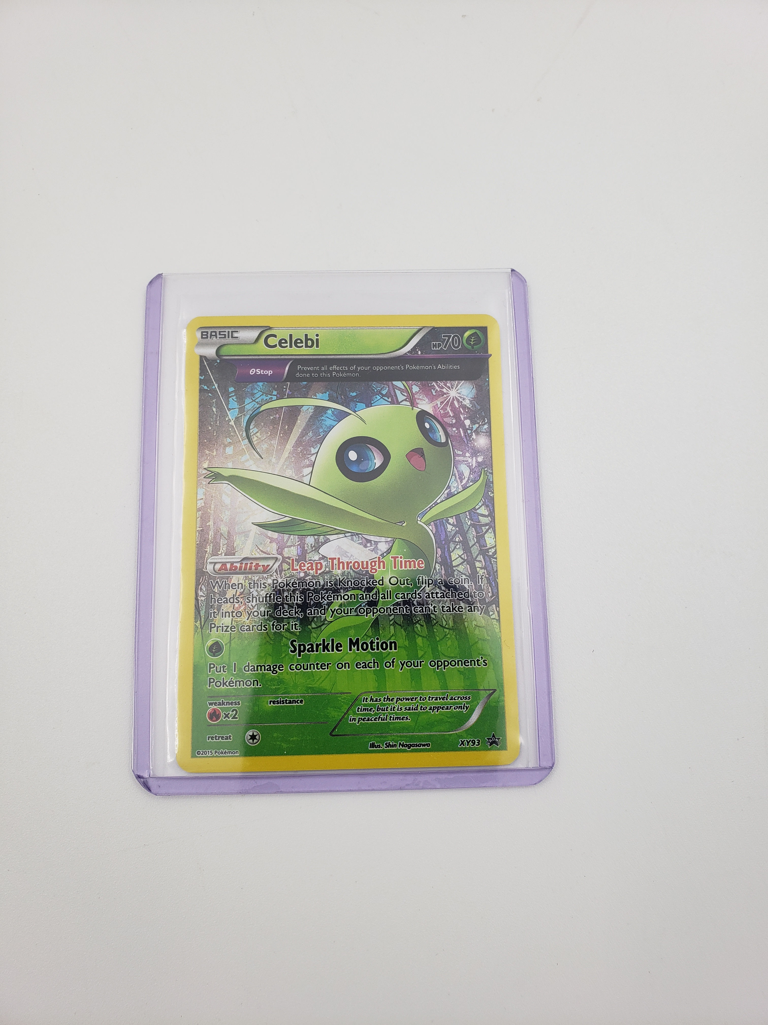 Pokemon 2015 Black Star Promo Celebi XY93