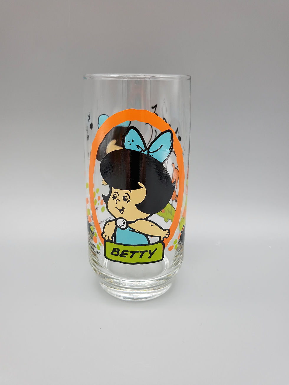 Pizza Hut Flintstone Kids Betty Tumbler Drinking Glass