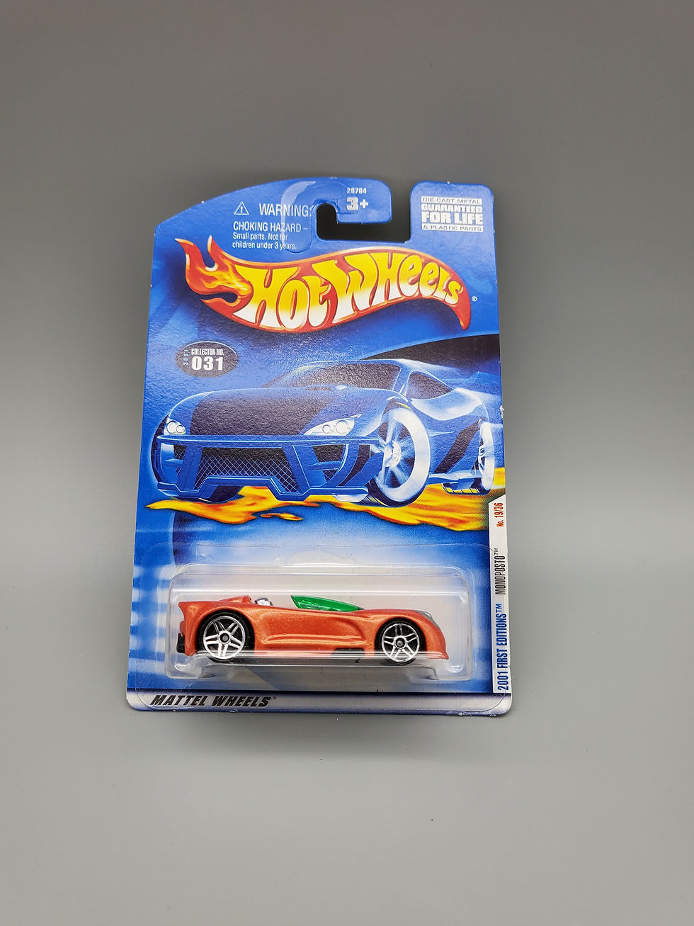 Hot Wheels 2001 First Editions Orange Monoposto