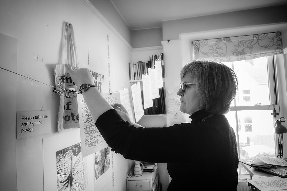 Printmaker Cornwall Caroline Wilkins