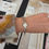 Thumbnail: Chunky reversible stainless steel clover bracelet