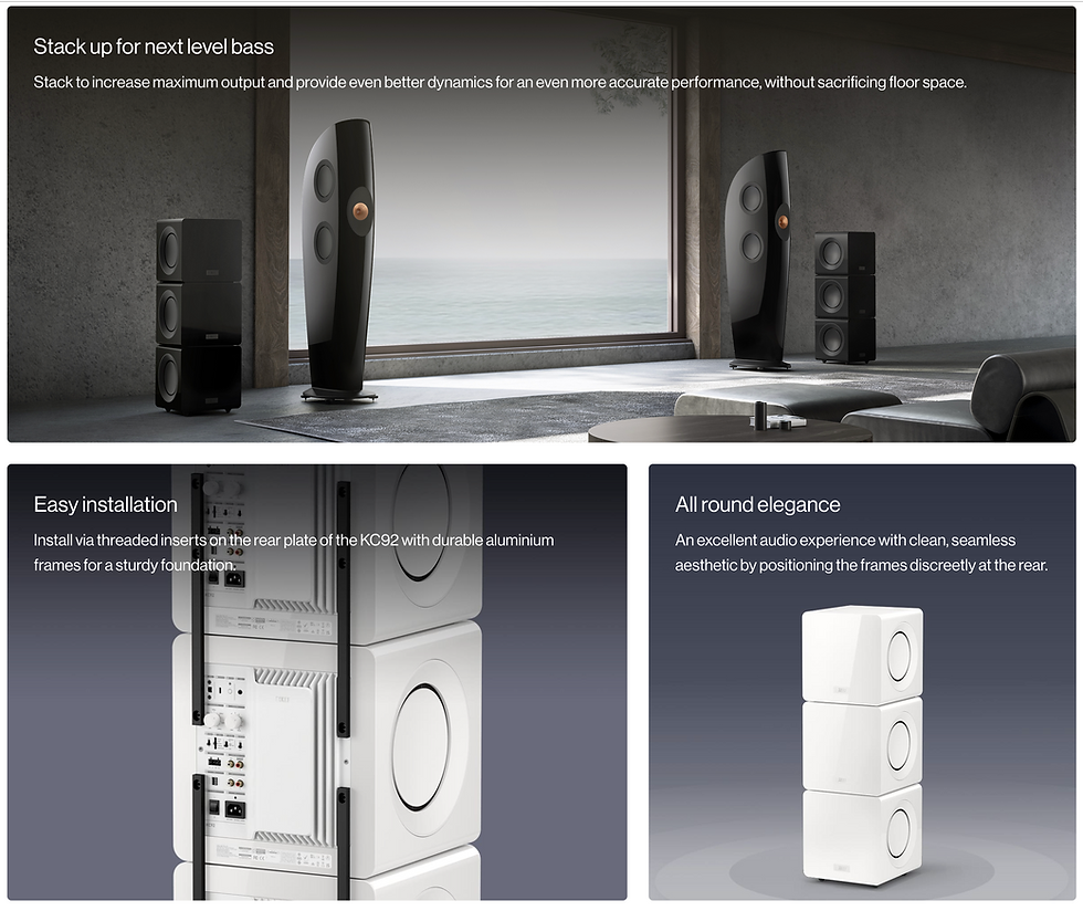 KEF KSK92 Subwoofer Stacking Kit