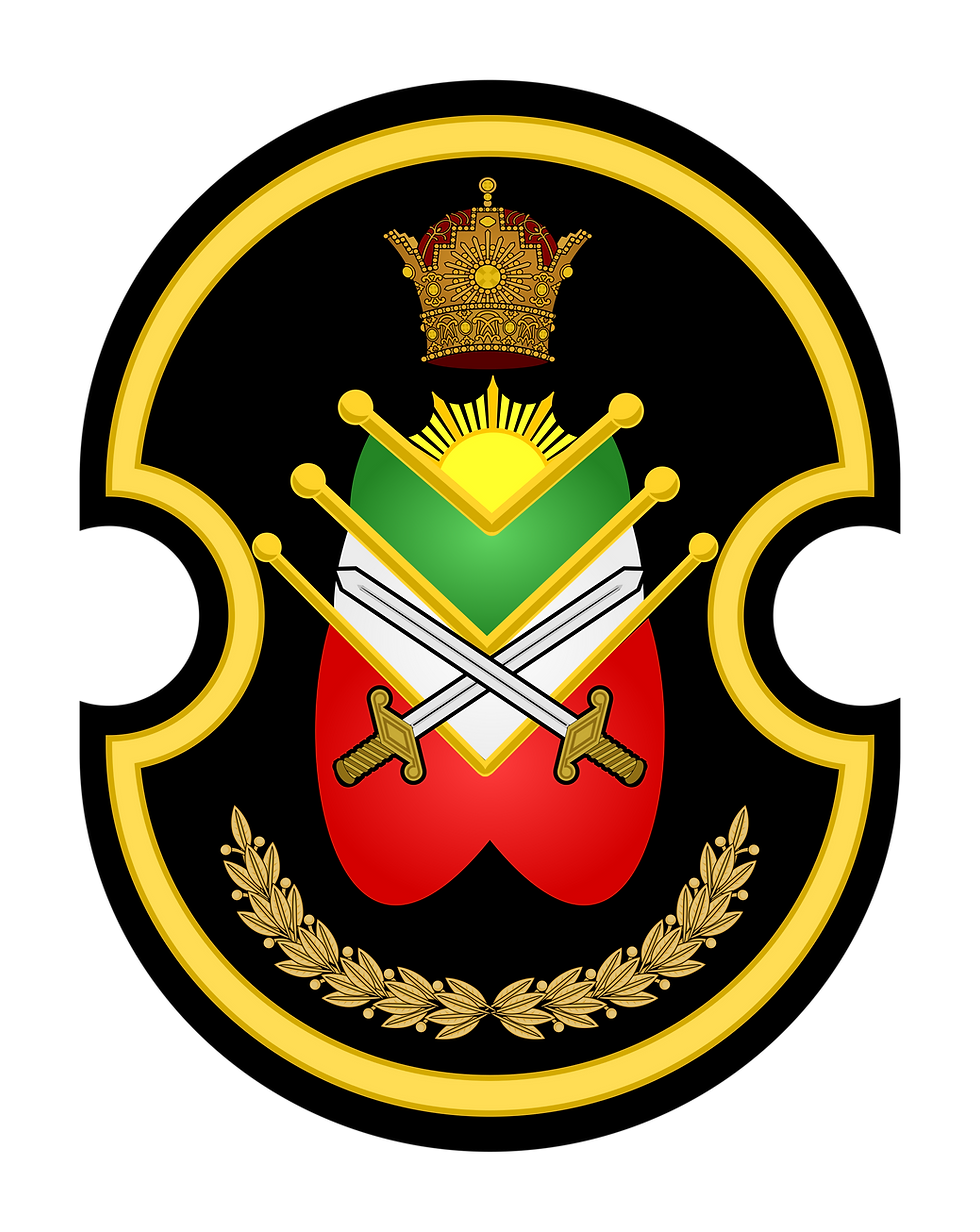 نشان رسمی نیروی زمینی شاهنشاهی ایران