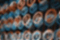 Neon Typewriter Keys