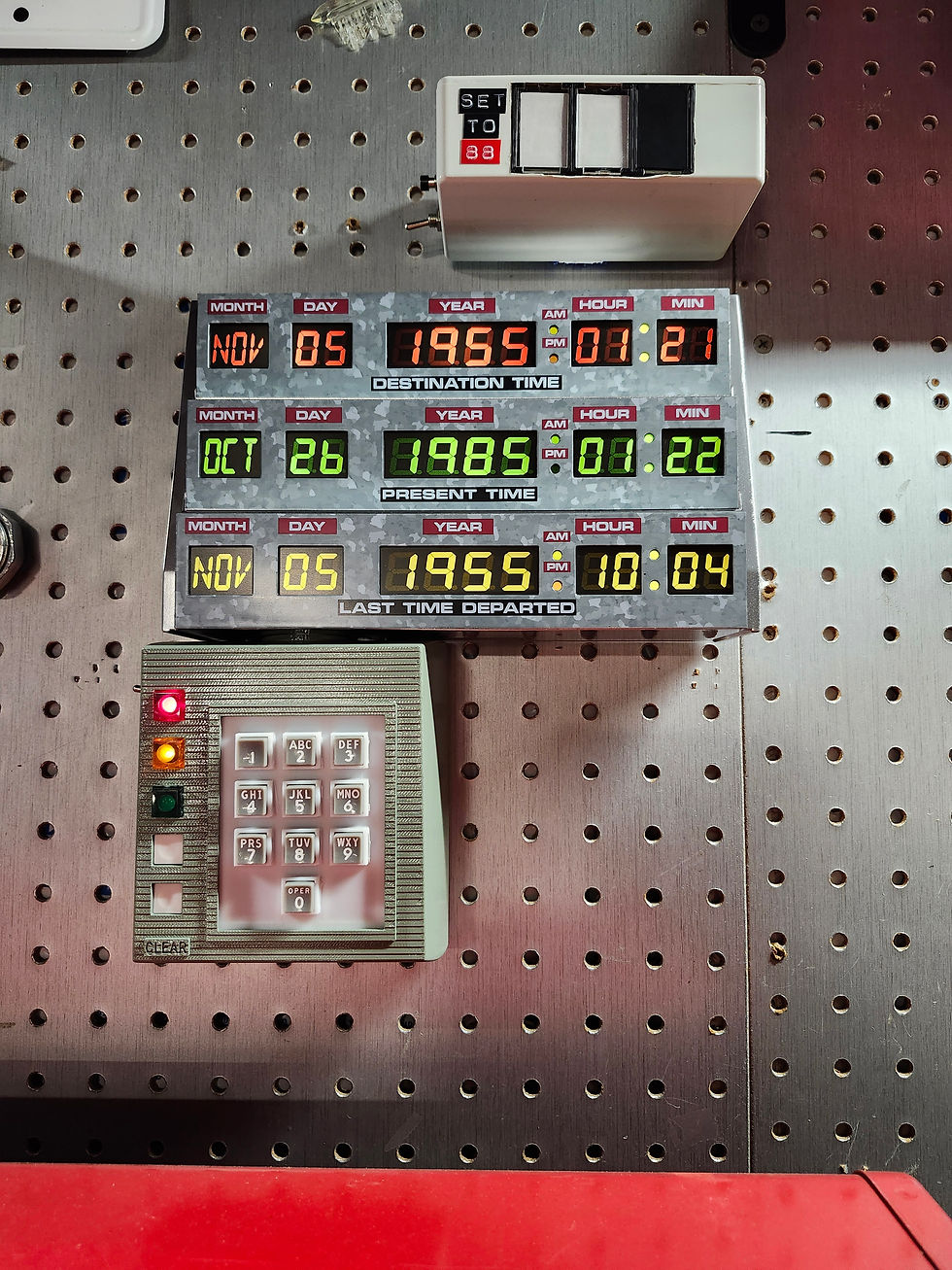 Thumbnail: Time display with Key pad lights and sounds
