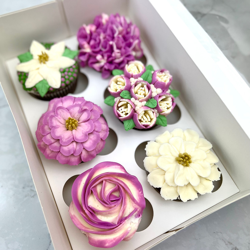 Floral Cupcake Decorating Workshop ~ 12:30 pm