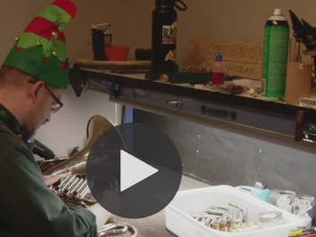 9News: BROOMFIELD REPAIR SHOP PLAYS SANTA TO HELP OUT LOCAL MUSICAL PROGRAMS