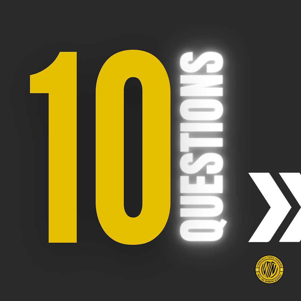 TEN QUESTIONS TO ASK WHEN INTERVIEWING YOUR FUTURE BOOKKEEPER.