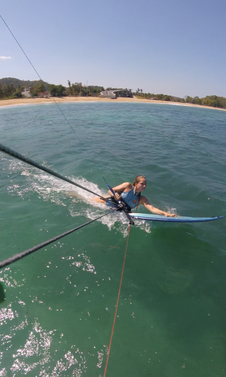 body dragging with directional board 
