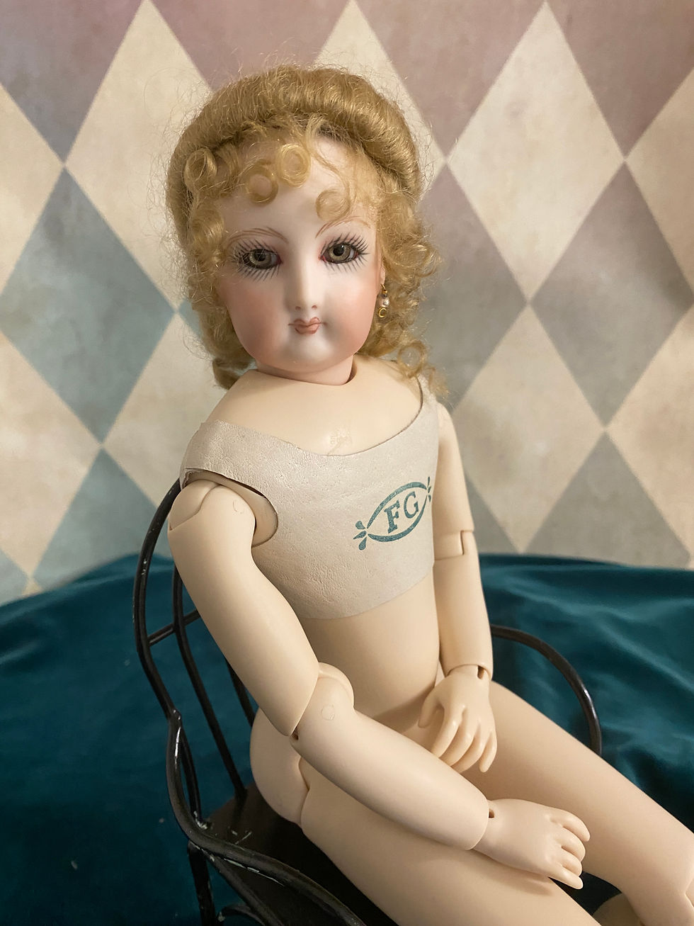 Thumbnail: Miss Penelope FG, An Antique Reproduction Doll