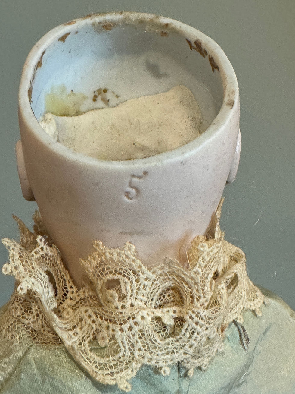 Thumbnail: Antique Jumeau Poupee with Wooden Body