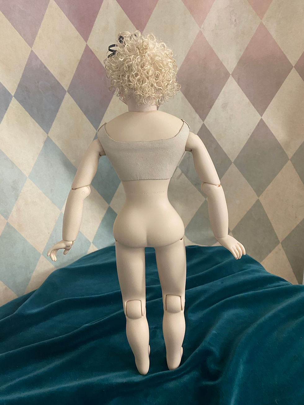 Thumbnail: SOLD Miss Blanchette Huret An Antique Reproduction Doll