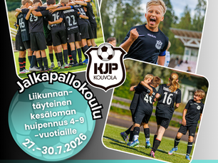 Jalkapallokoulu 27.-30.7.2026