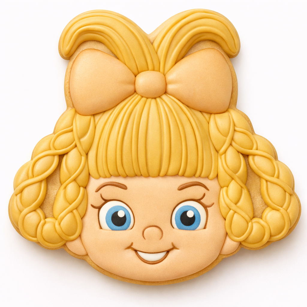 Blonde Christmas Girl, Bath Bomb Mould