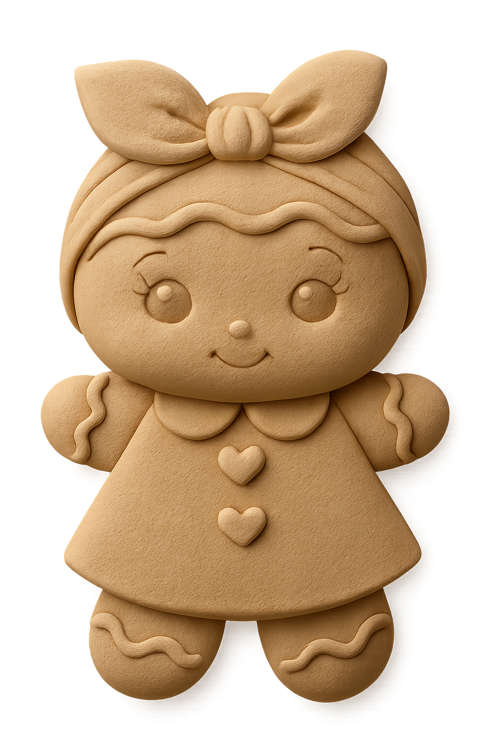 Gingerbread Girl, Christmas, Bath Bomb Mould (please read description)