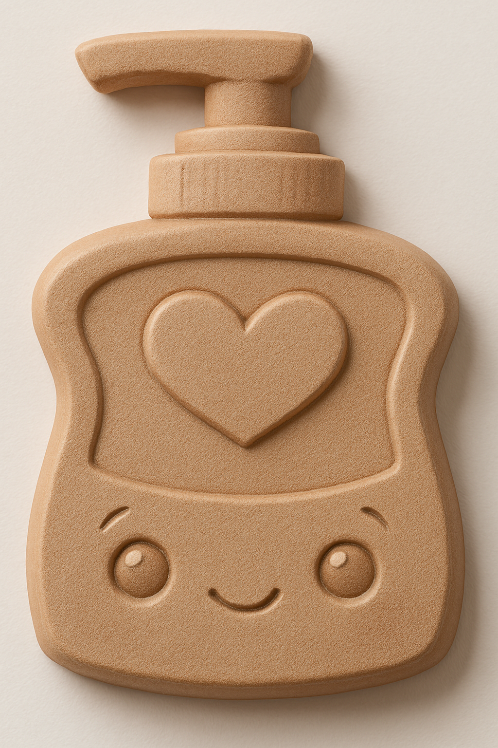 Kawaii Soap Bottle with Heart, Stl (File emailed within 72 hours)