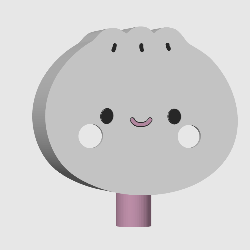 Kawaii Dumpling Wand (Wand Handle Not Included)
