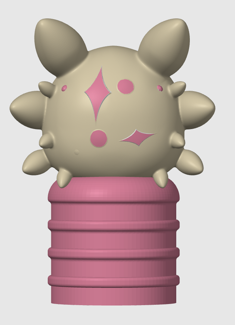 Thumbnail: Girl Dino, Plastic Tube Toppers
