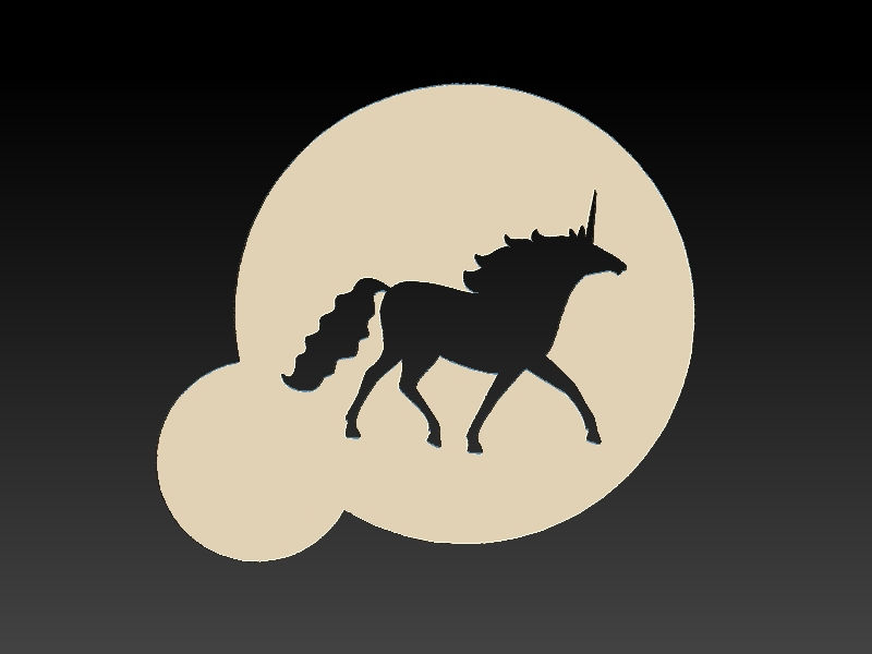 Thumbnail: Unicorn and Horse set, Stencils for Bath bombs, Soap, Coffee etc