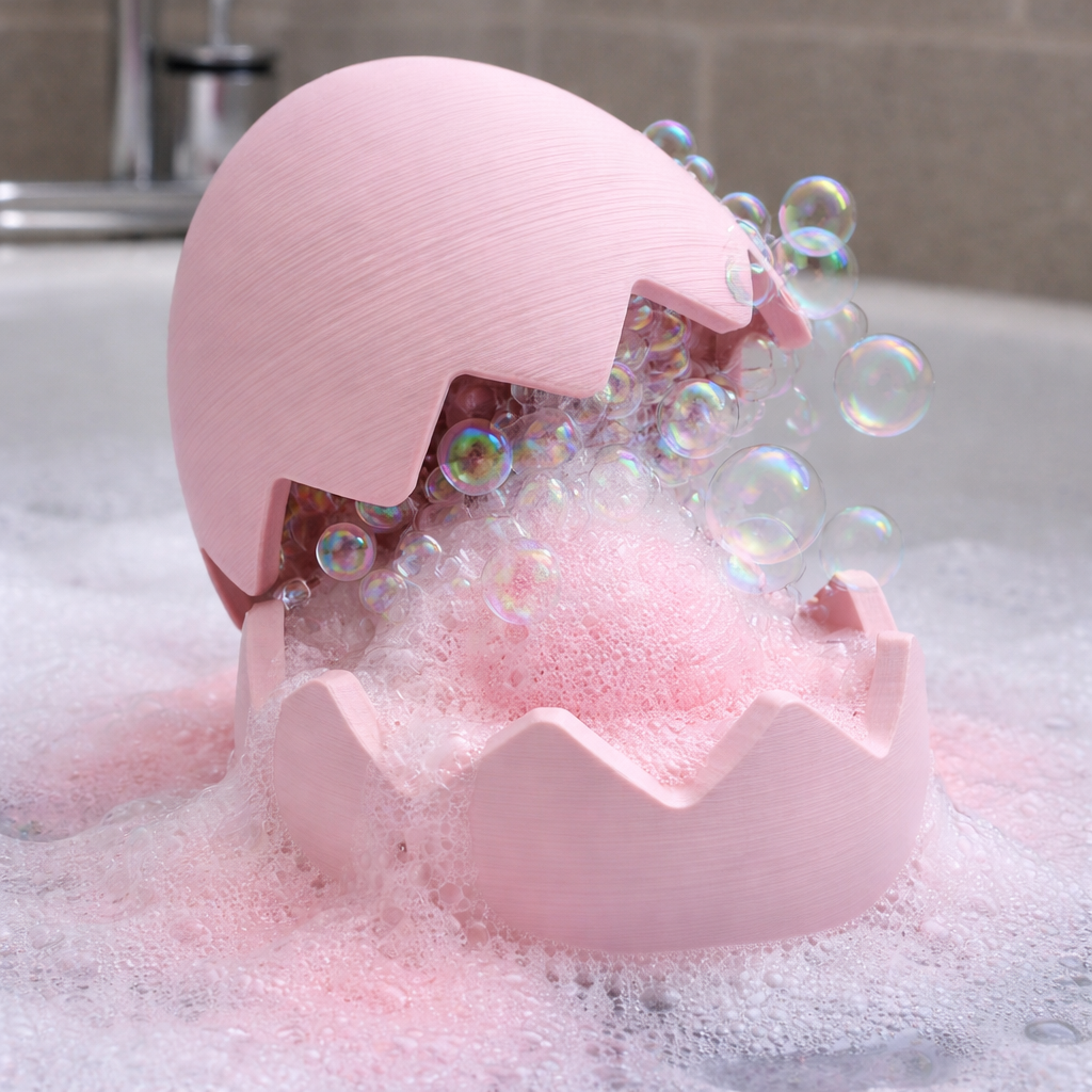 Egg Floater, 2 options, w/holes & without, STL (Files sent within 72hours)