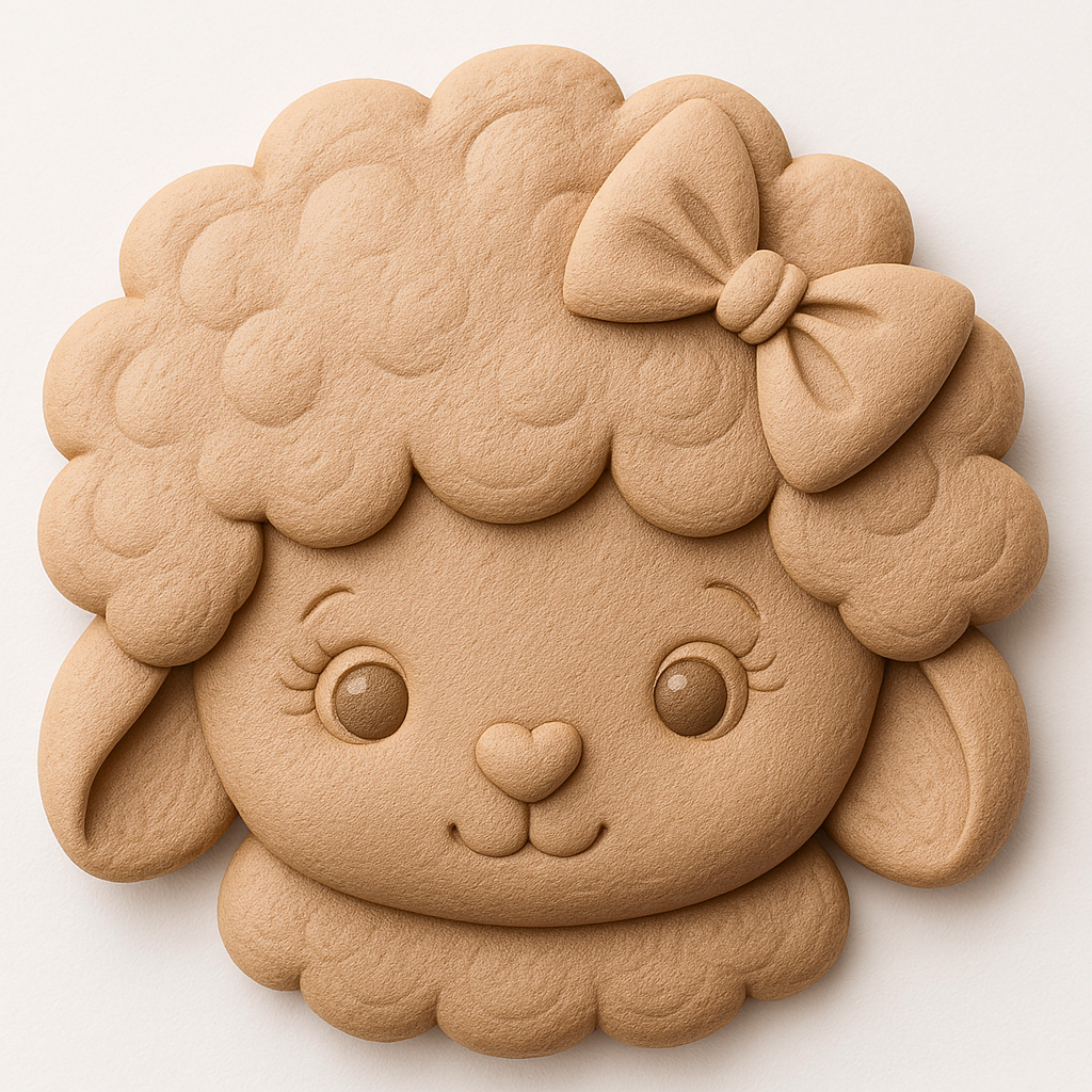 Cute Lamb, Bath Bomb Mould (please read description)