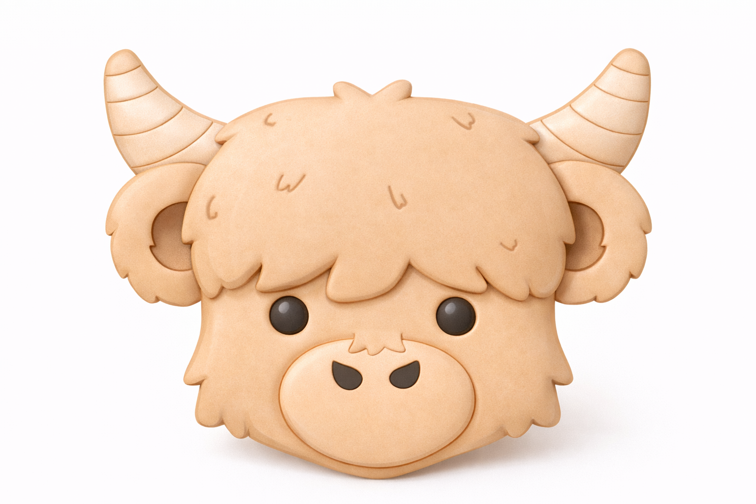 Highland Cow, Bath Bomb Mould