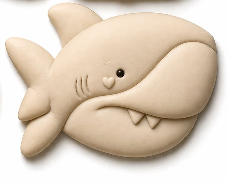 Shark, Bath Bomb Mould