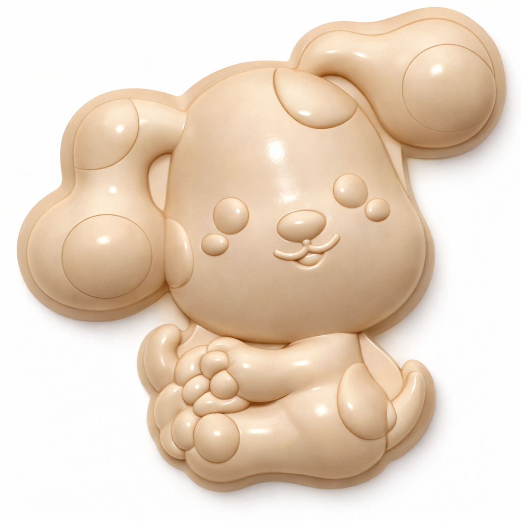 Blue Dog has Clues small dog, STL (Files will be emailed to you within 24-72