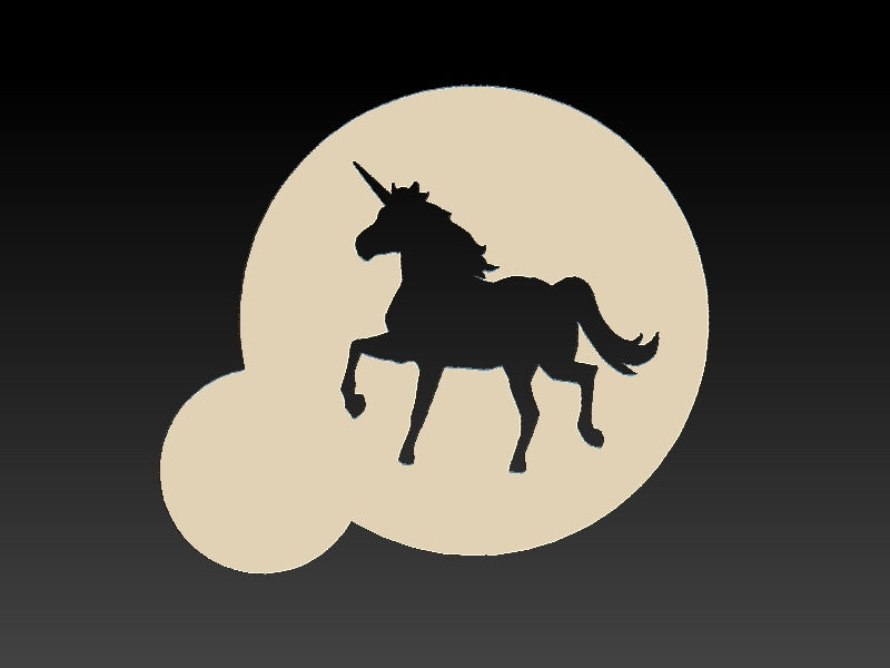 Thumbnail: Unicorn and Horse set, Stencils for Bath bombs, Soap, Coffee etc