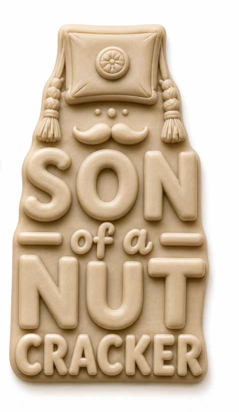 Son of a nut cracker, 3D Bath Bomb Mould or Stl File