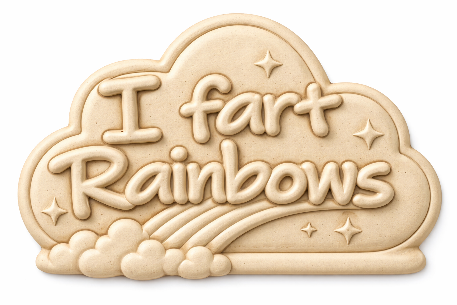 I fart Rainbows, Stl (File emailed within 72 hours)
