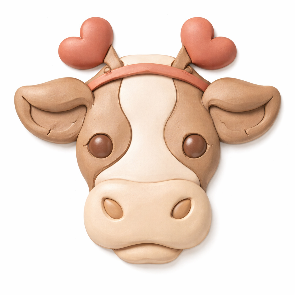 Heart Cow, Bath Bomb Mould (please read descripion)