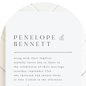 BRIDAL SHOWER INVITATIONS + THANK YOU NOTES with BASIC INVITE