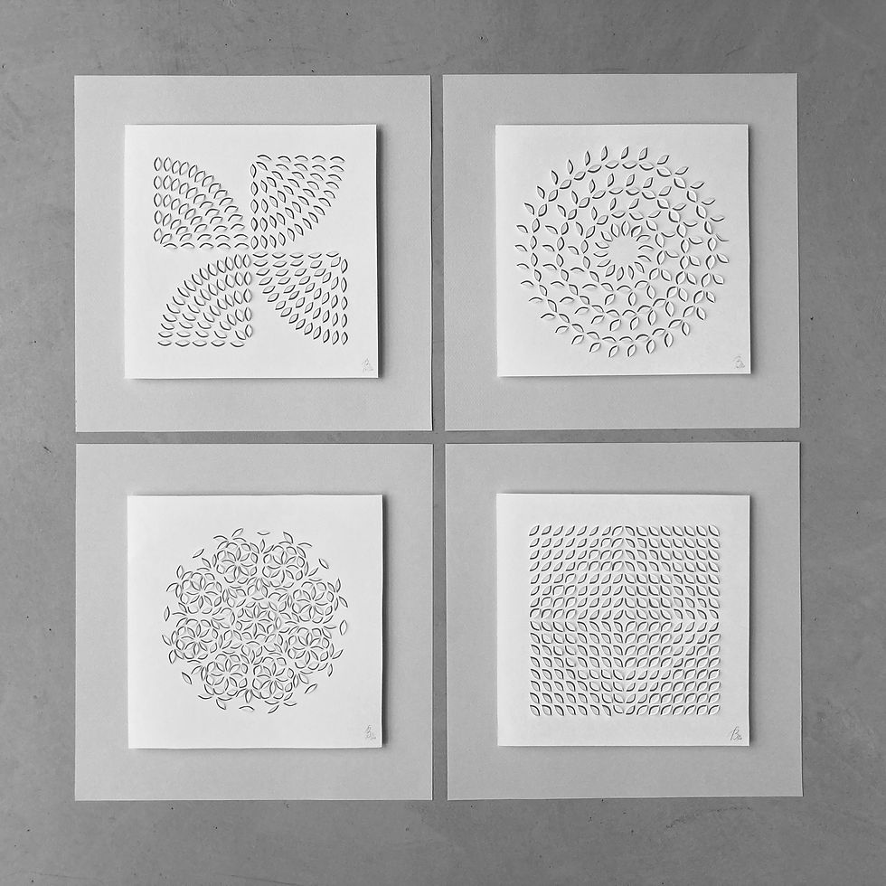 Miniaturbild: Papierobjekt 'quasicrystal II'