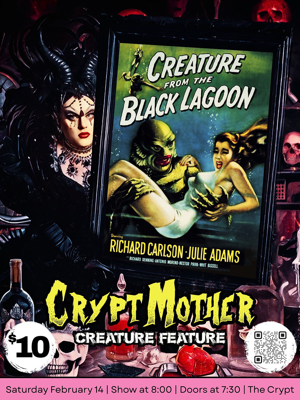 CRYPT MOTHER CREATURE FEATURE:  CREATURE FROM THE BLACK LAGOON