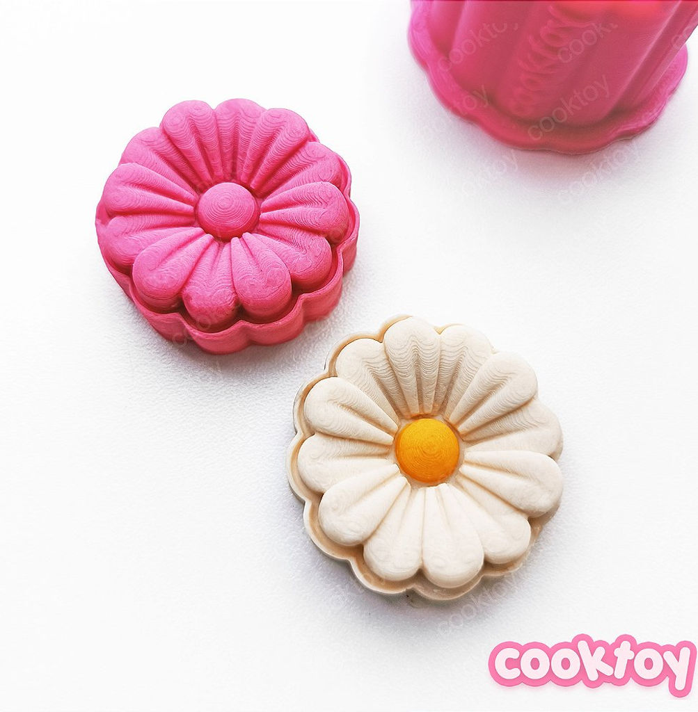 Flor Margarida | Modelador Ejetor para Brigadeiros Personalizados