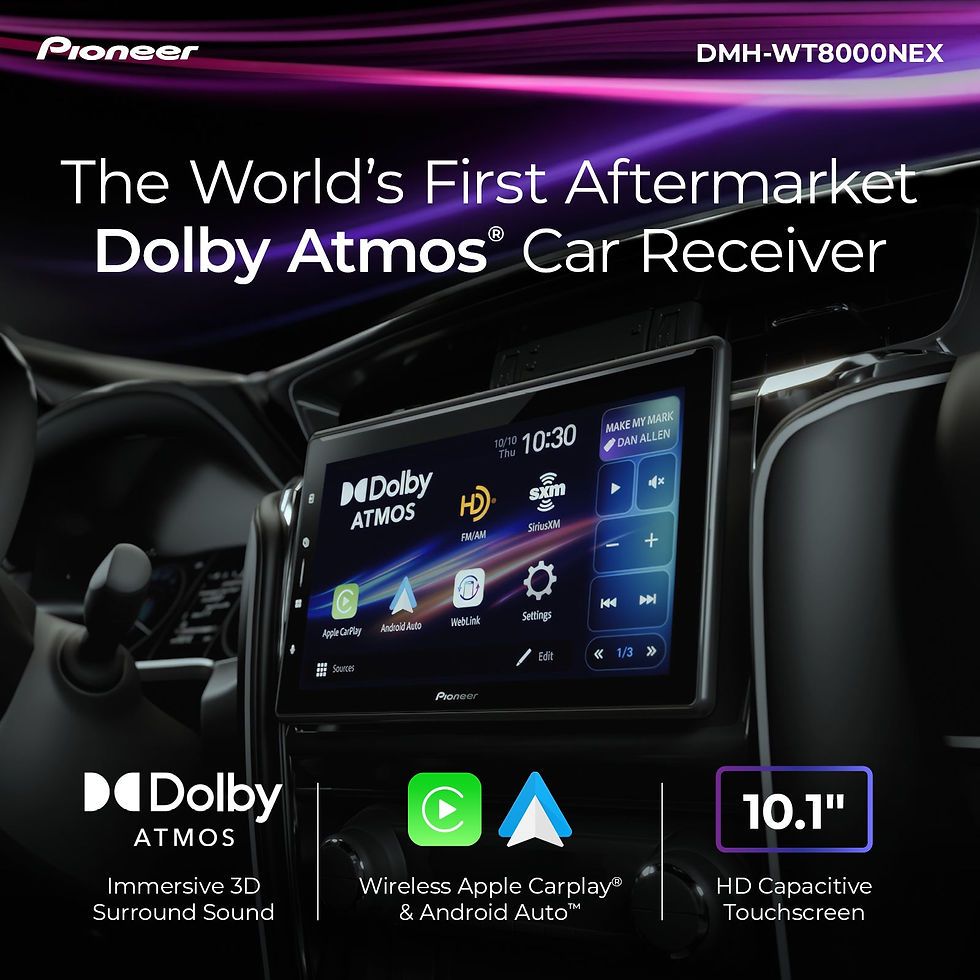 Thumbnail: Pioneer DMH-WT8000NEX SPHERA 10.1" Receiver with Dolby Atmos Floating Screen