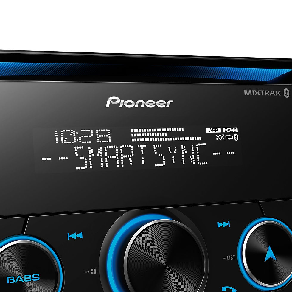 Thumbnail: Pioneer FH-S520BT Double-DIN CD Car Stereo Receiver with Bluetooth Variable Colo