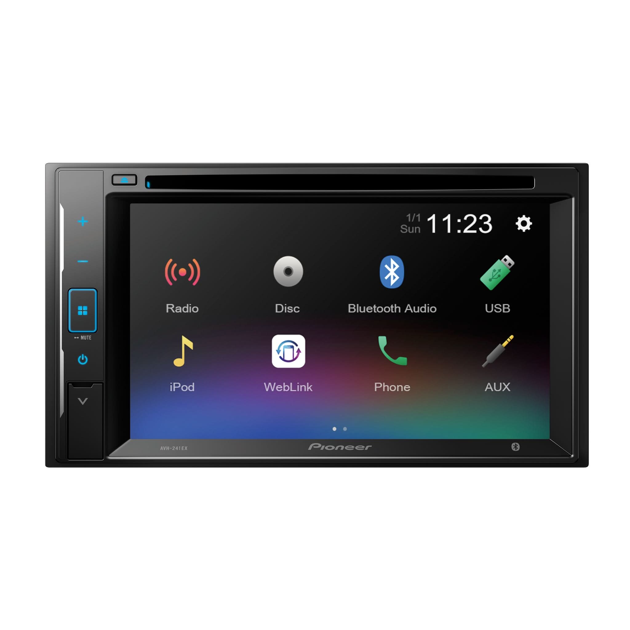 Pioneer AVH-241EX 6.2" Double-DIN Multimedia CD/DVD Receiver with Bluetooth Alex