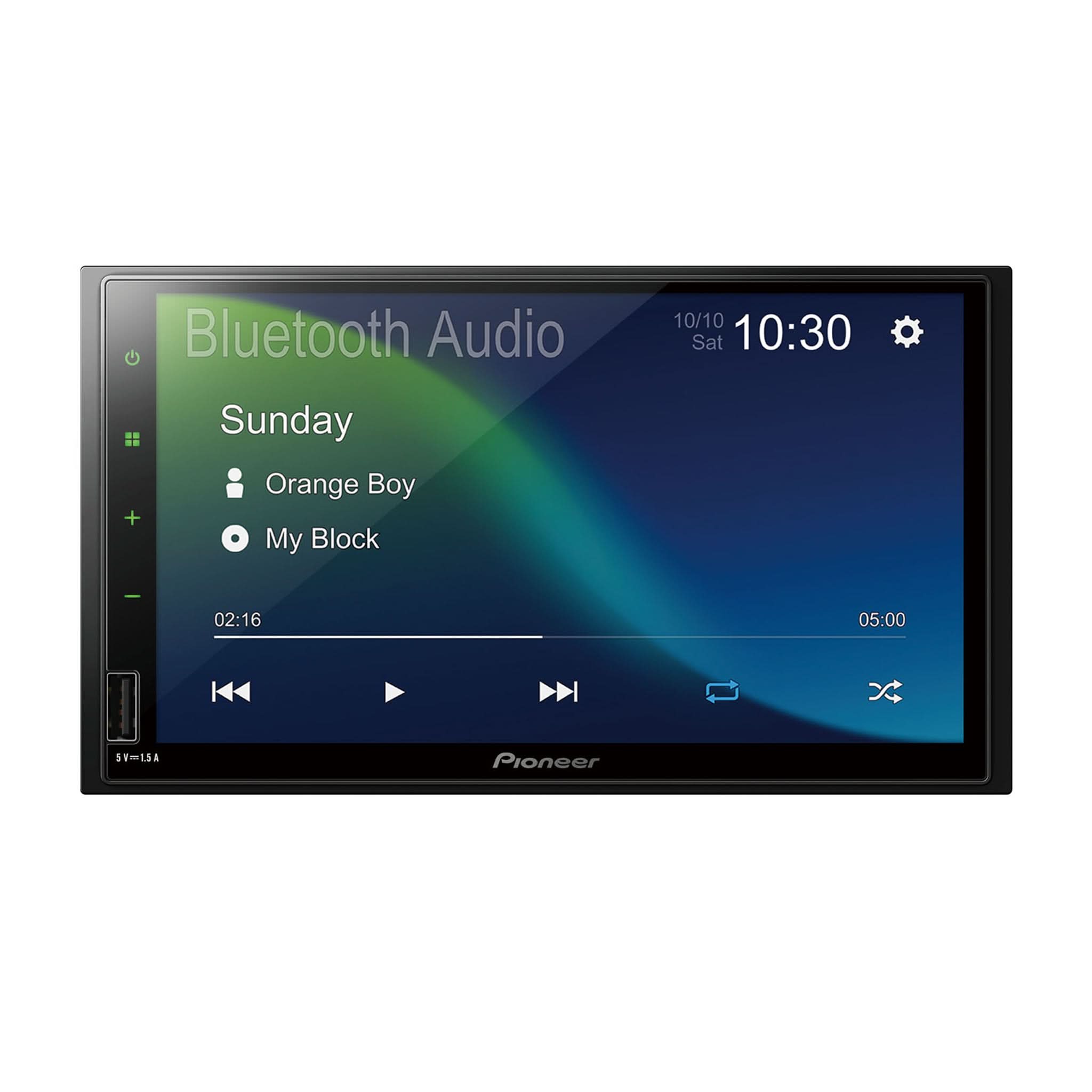 Pioneer DMH-S110EX 7" Double-DIN Receiver with Bluetooth & WebLink Capacitative 
