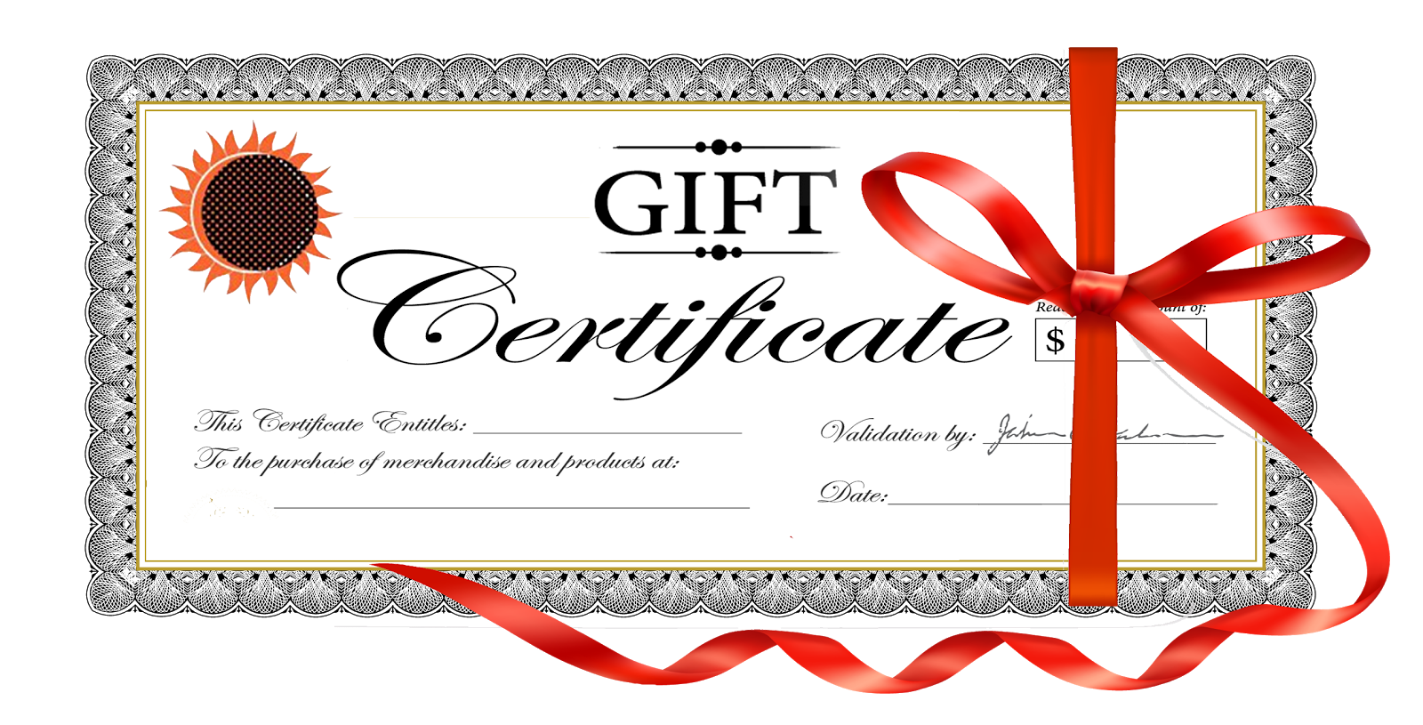Gift certificates