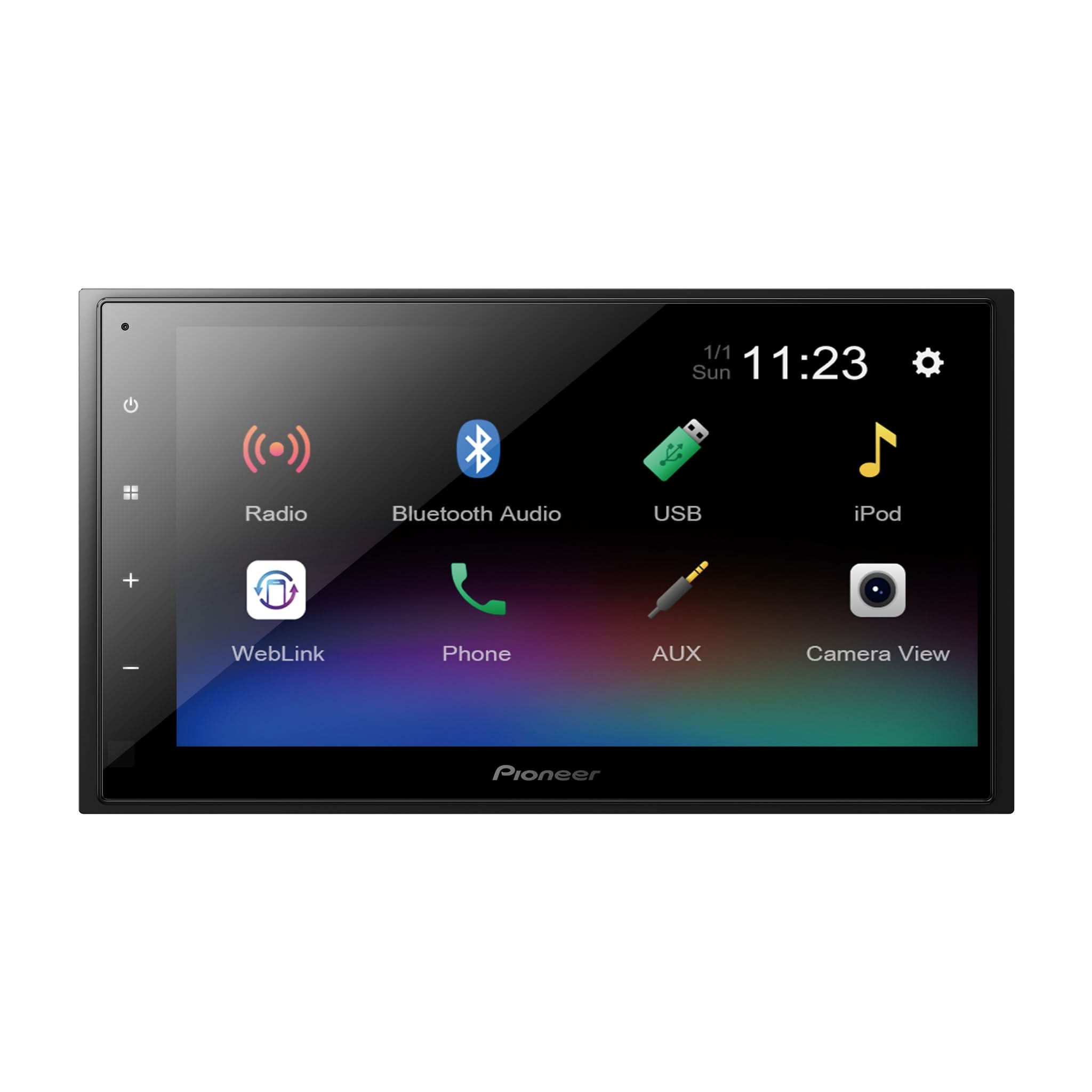 Pioneer DMH-130BT 6.8" Double-Din Digital Media Receiver with Bluetooth