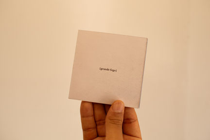 Foto: Exposição individual | Solo exhibition: Prospecções e agrimensuras investigativas: a escrita, o fragmento e a disseminação da palavra