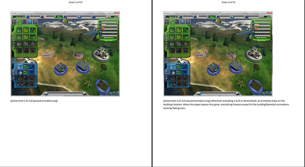 Tellus Bug Report Preview