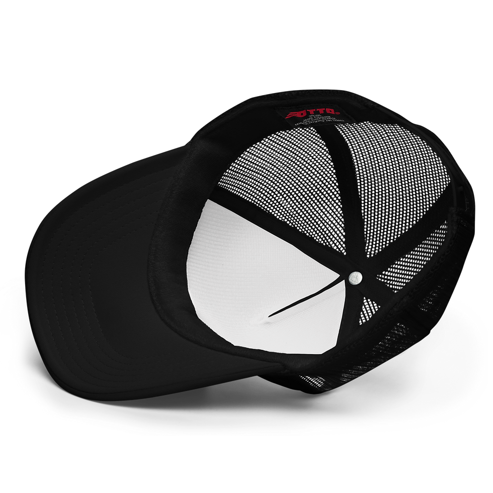Thumbnail: CAO Foam Trucker Cap - Black Hat w/ White Logo