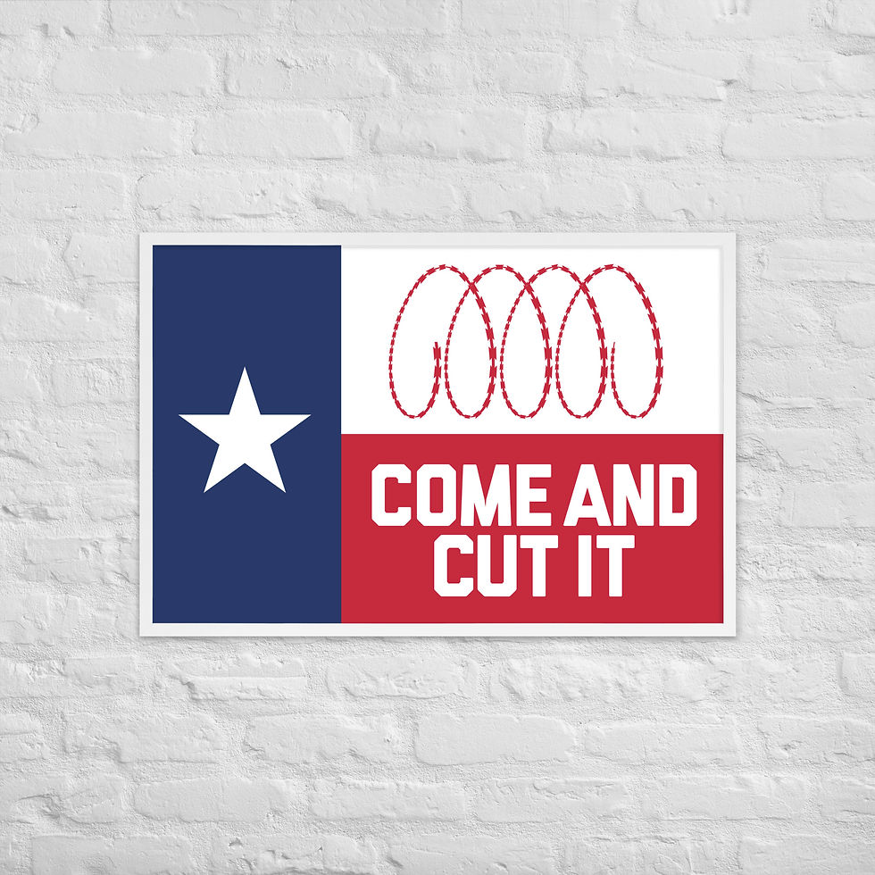 Thumbnail: Come and Cut It/Texas - Framed Poster