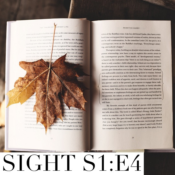 Sight - S1:E4 Book with maple leaf