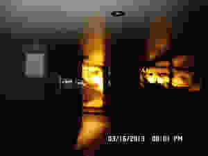 Ghostly fire at the Sherman