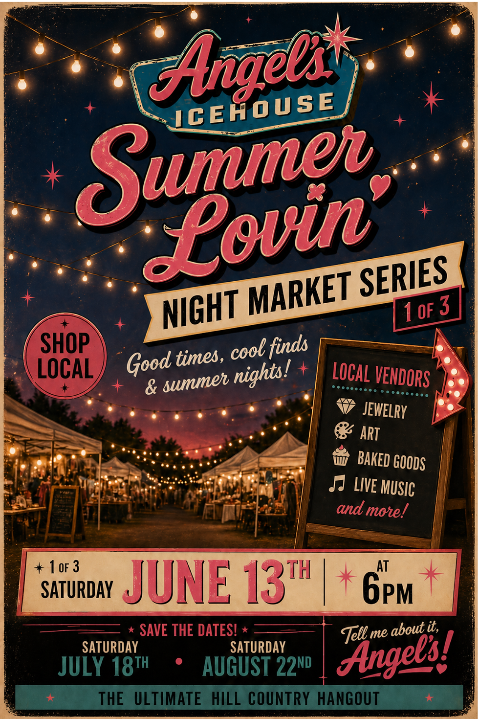 ๐๐ Summer Lovinโ Night Market